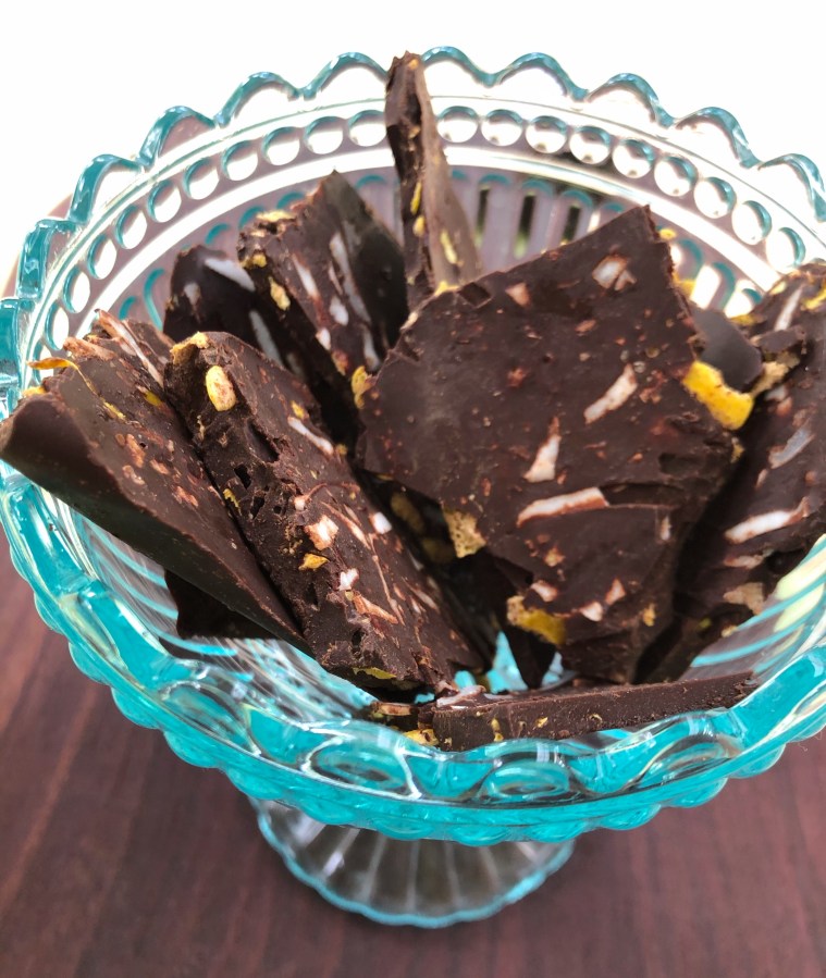 Making raw cacao Orange&nbsp;Chocolate.